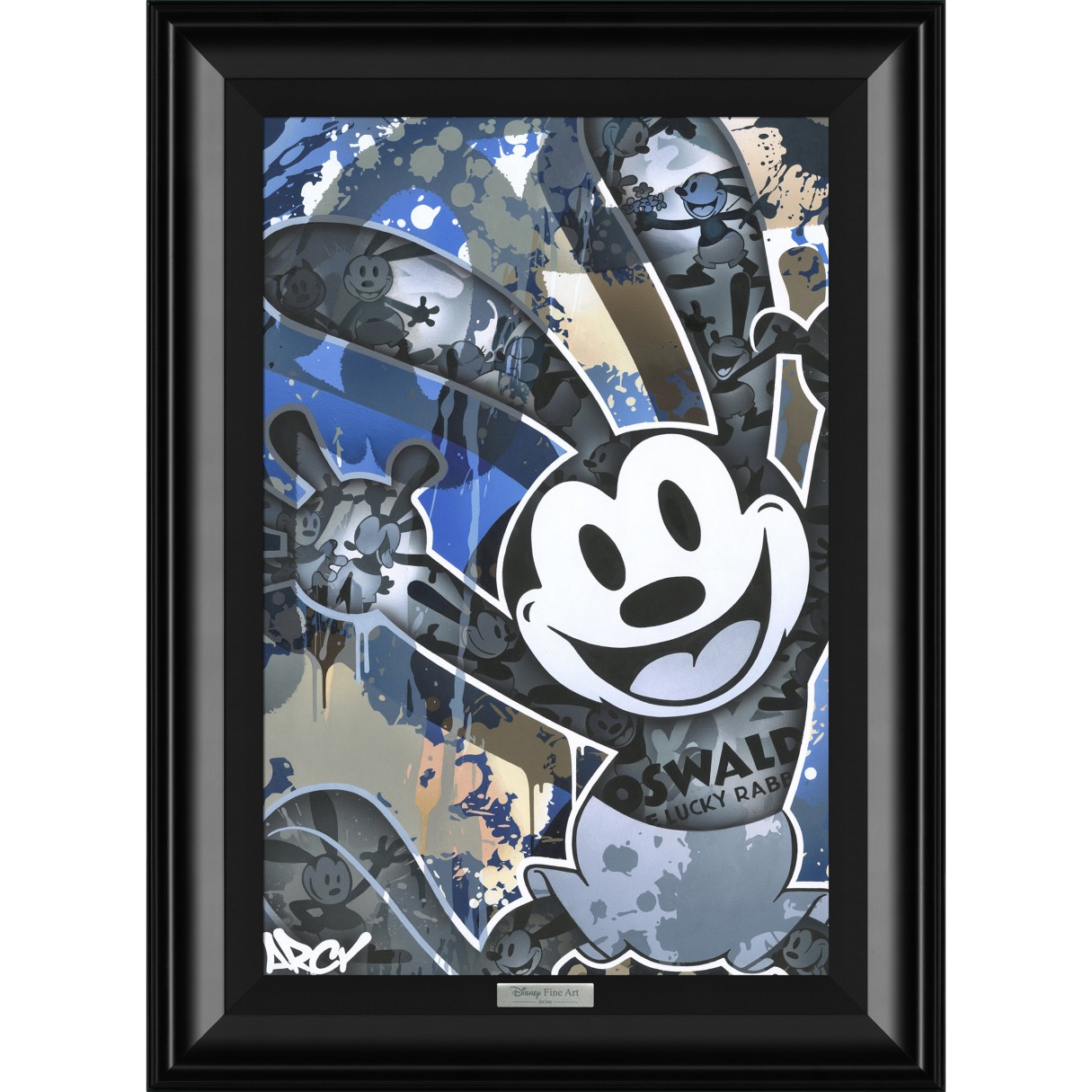 Oswald the Lucky Rabbit ''Oswald'' by Arcy Framed Canvas Artwork – Limited Edition
