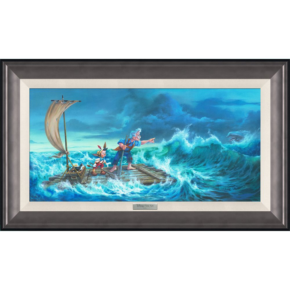 Pinocchio No Escape by Michael Humphries Framed Canvas Artwork  Limited Edition Official shopDisney