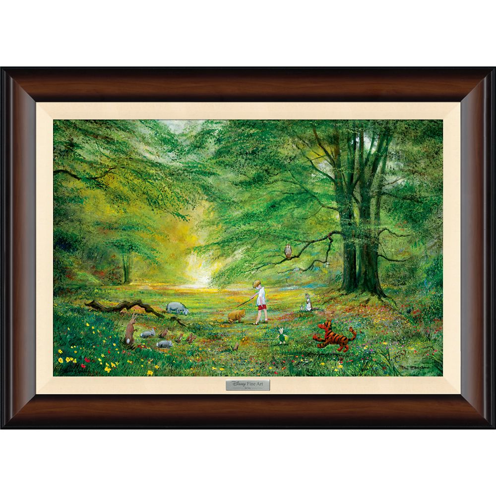 Winnie the Pooh ''The Knighting of Pooh'' by Peter&Harrison Ellenshaw Framed Canvas Artwork – Limited Edition