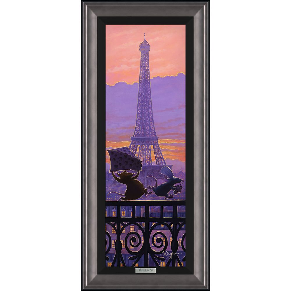 Ratatouille Race to the Kitchen by Tim Rogerson Framed Canvas Artwork  Limited Edition Official shopDisney