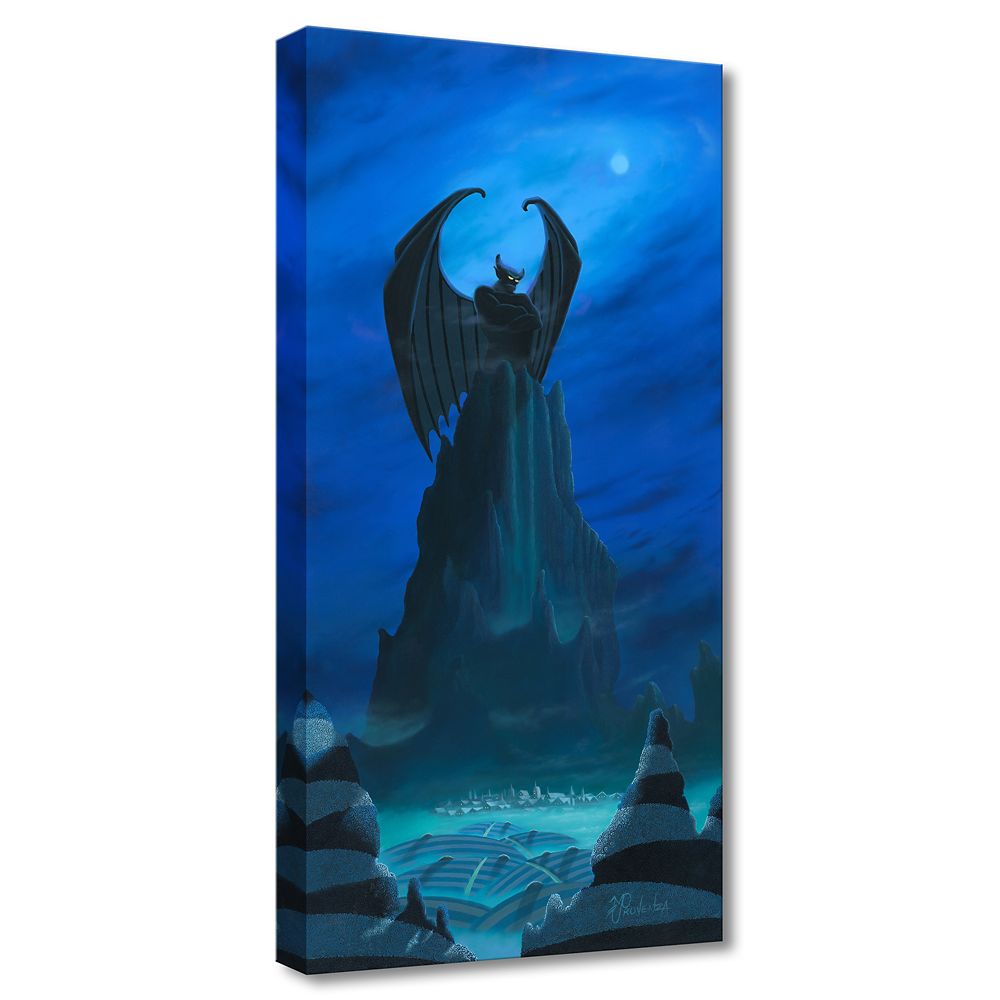 Chernobog ''A Dark Blue Night'' by Michael Provenza Hand-Signed & Numbered Canvas Artwork – Limited Edition