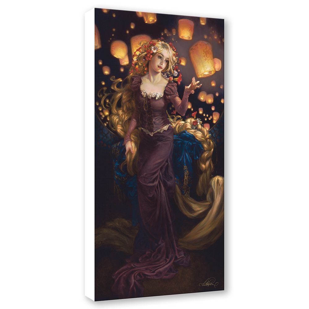 Rapunzel ''I See the Light'' by Heather Edwards Hand-Signed & Numbered Canvas Artwork – Limited Edition