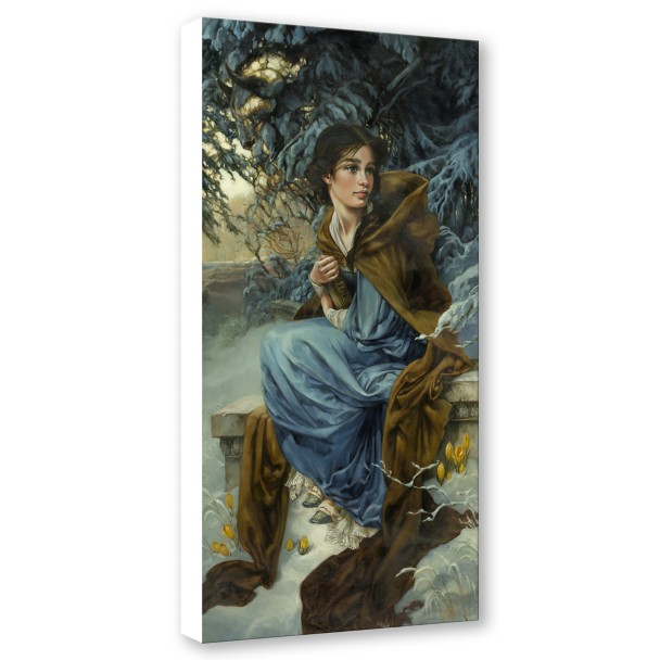 Belle ''Love Blooms in Winter'' by Heather Edwards Hand-Signed & Numbered Canvas Artwork – Limited Edition