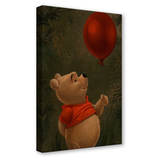 Winnie the Pooh ''Pooh and His Balloon'' by Jared Franco Hand-Signed & Numbered Canvas Artwork – Limited Edition