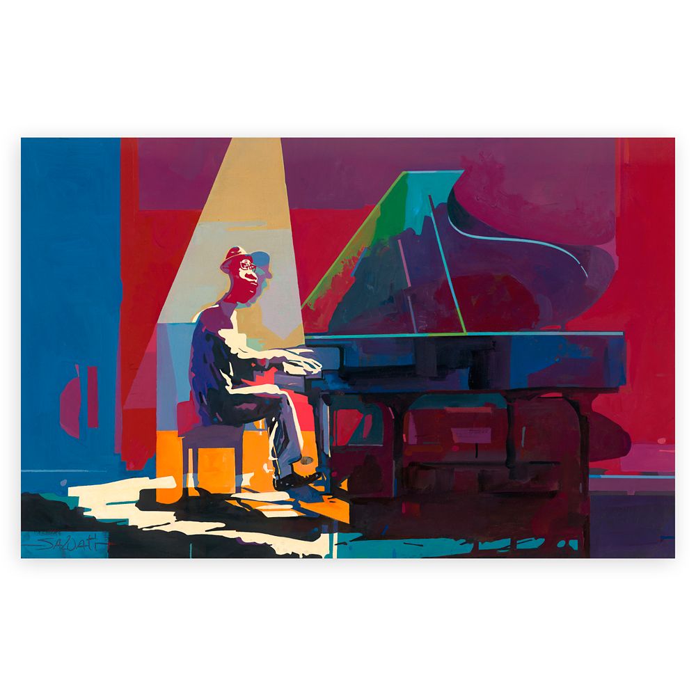 Joe Gardner The Soul of Music by Jim Salvati Hand-Signed & Numbered Canvas Artwork  Limited Edition Official shopDisney