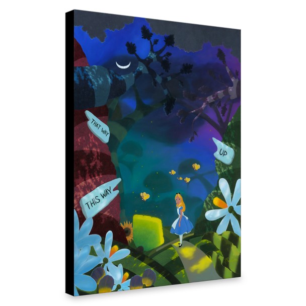 Alice in Wonderland ''Curiouser'' by Michael Provenza Hand-Signed & Numbered Canvas Artwork – Limited Edition