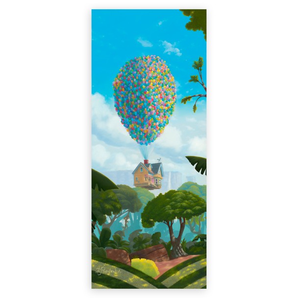 Up ''Ellie's Dream'' by Michael Provenza Hand-Signed & Numbered Canvas Artwork – Limited Edition