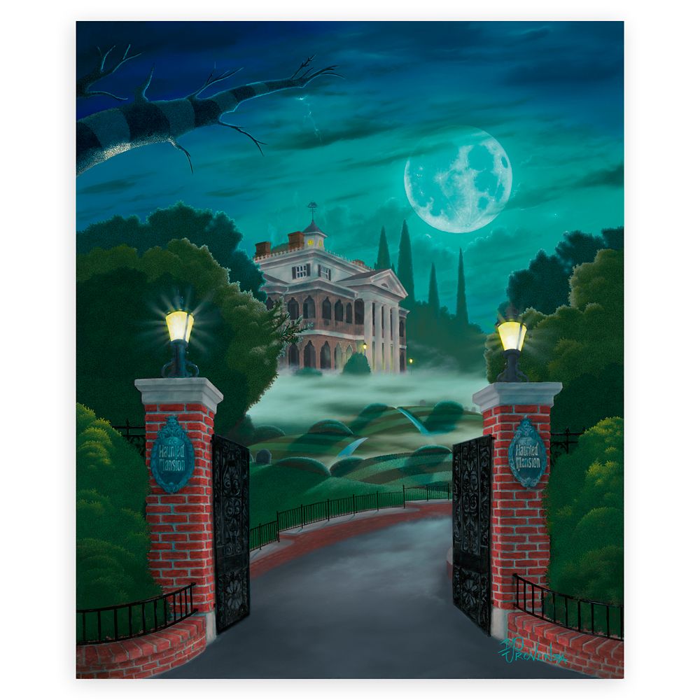 ”Welcome to The Haunted Mansion” Signed Giclée by Michael Provenza – Limited Edition was released today