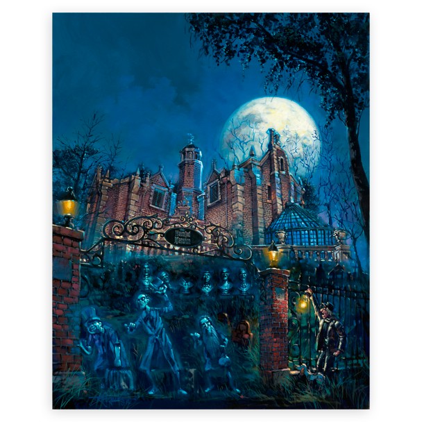 The Haunted Mansion ''Haunted Mansion'' Signed Giclée by Rodel Gonzalez – Limited Edition