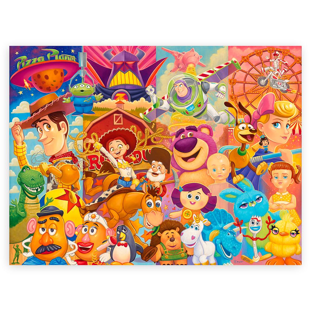 Toy Story Toy Story 25th Anniversary Signed Gicle by Tim Rogerson  Limited Edition Official shopDisney