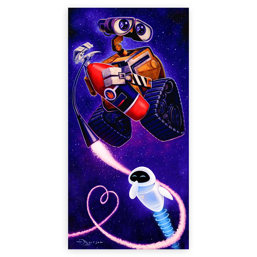 WALL•E ''WALL•E and E.V.E.'' Signed Giclée by Tim Rogerson – Limited Edition