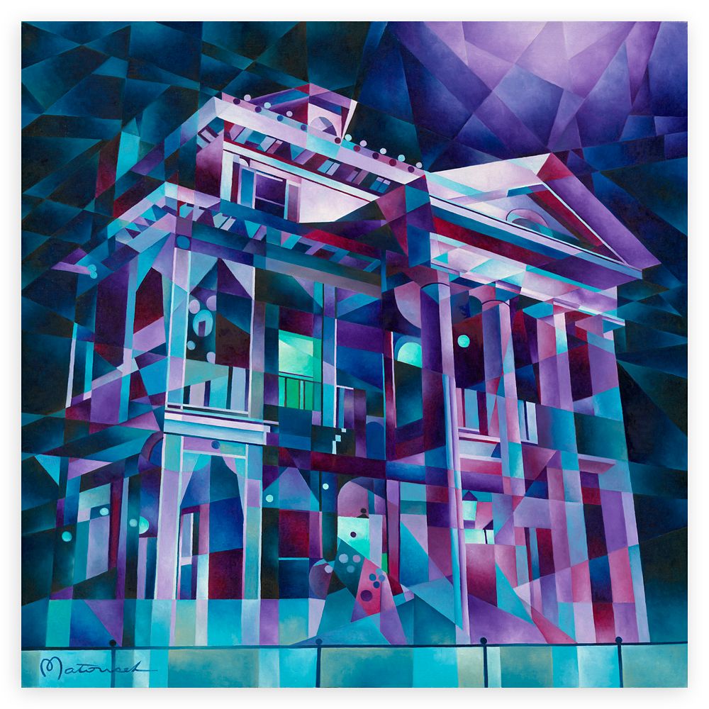 ''The Haunted Mansion'' Signed Giclée by Tom Matousek – Limited Edition