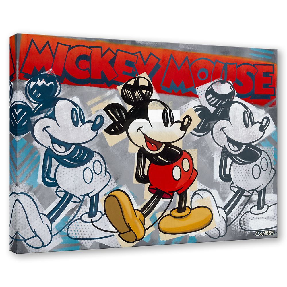 Mickey Mouse ''Red is the New Grey'' Signed Gicl&eacute;e by Trevor Carlton &ndash; Limited Edition