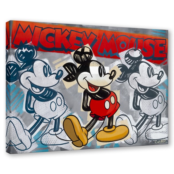 Mickey Mouse ''Red is the New Grey'' Signed Giclée by Trevor Carlton – Limited Edition