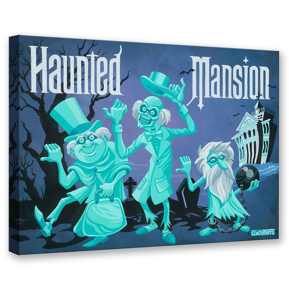 The Haunted Mansion ''The Travelers'' Signed Gicl&eacute;e by Trevor Carlton &ndash; Limited Edition