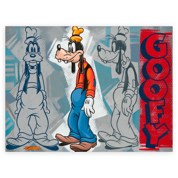 Goofy ''What a Goofy Profile'' Signed Giclée by Trevor Carlton – Limited Edition