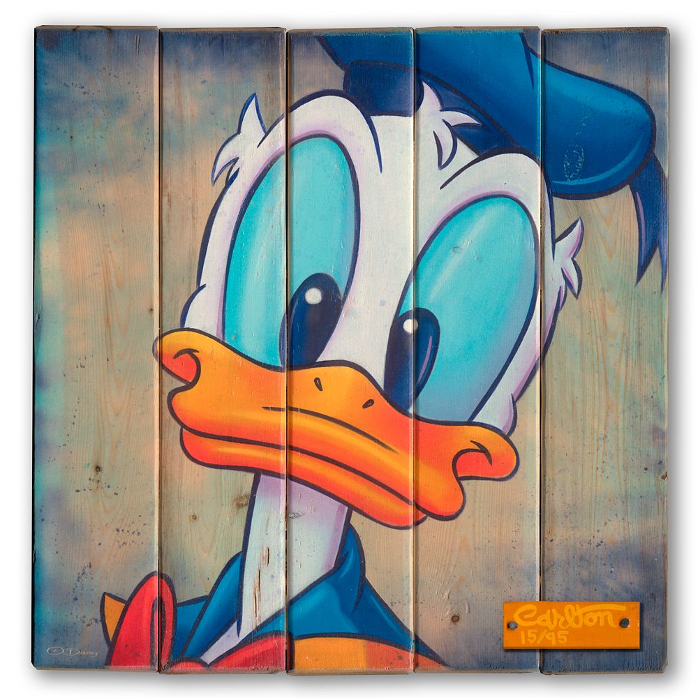 Donald Duck ”The Eyes Have It” Signed Giclée on Wood by Trevor Carlton – Limited Edition – Buy Now