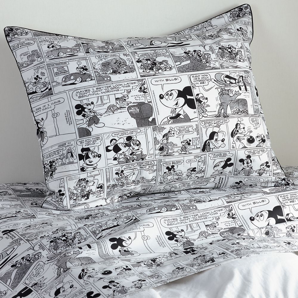 Mickey Mouse Comic Strip Sham by Ethan Allen Official shopDisney