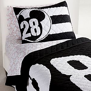 Mickey Mouse 28 Varsity Quilt by Ethan Allen