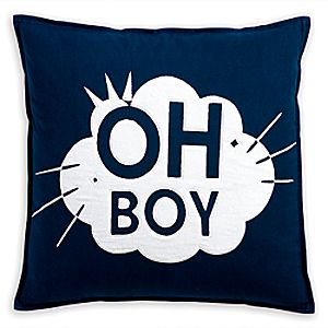 Mickey Mouse Oh Boy Pillow by Ethan Allen