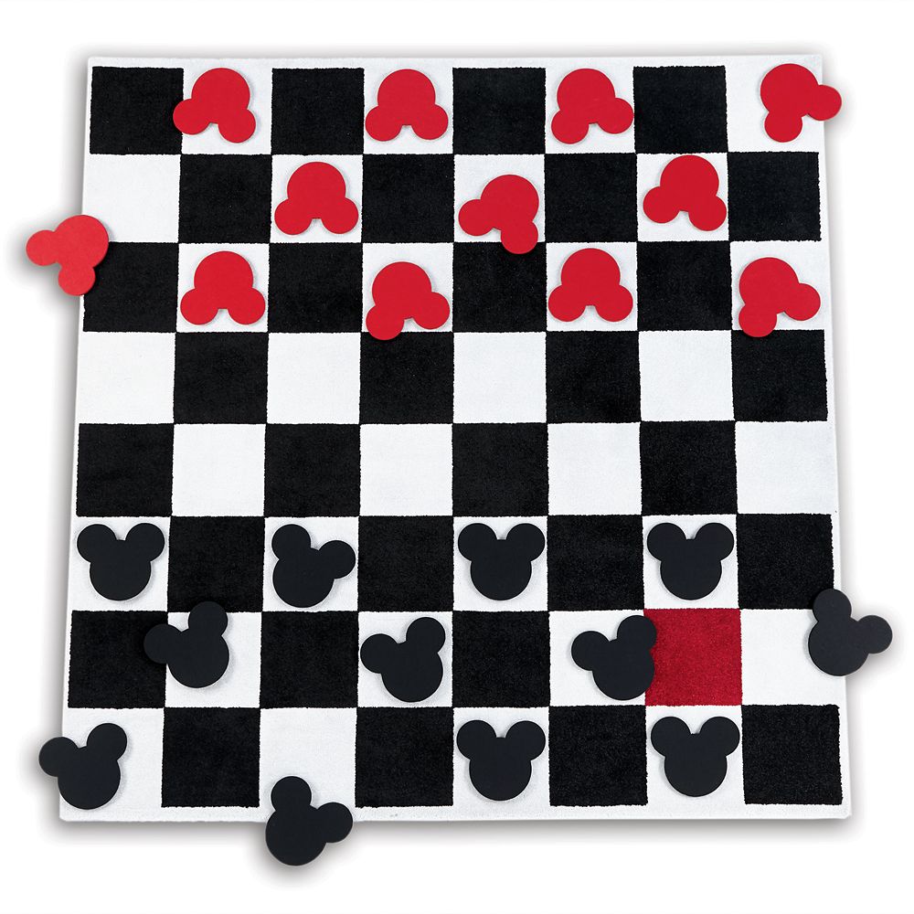 Mickey Mouse Checkboard Square Rug Set by Ethan Allen