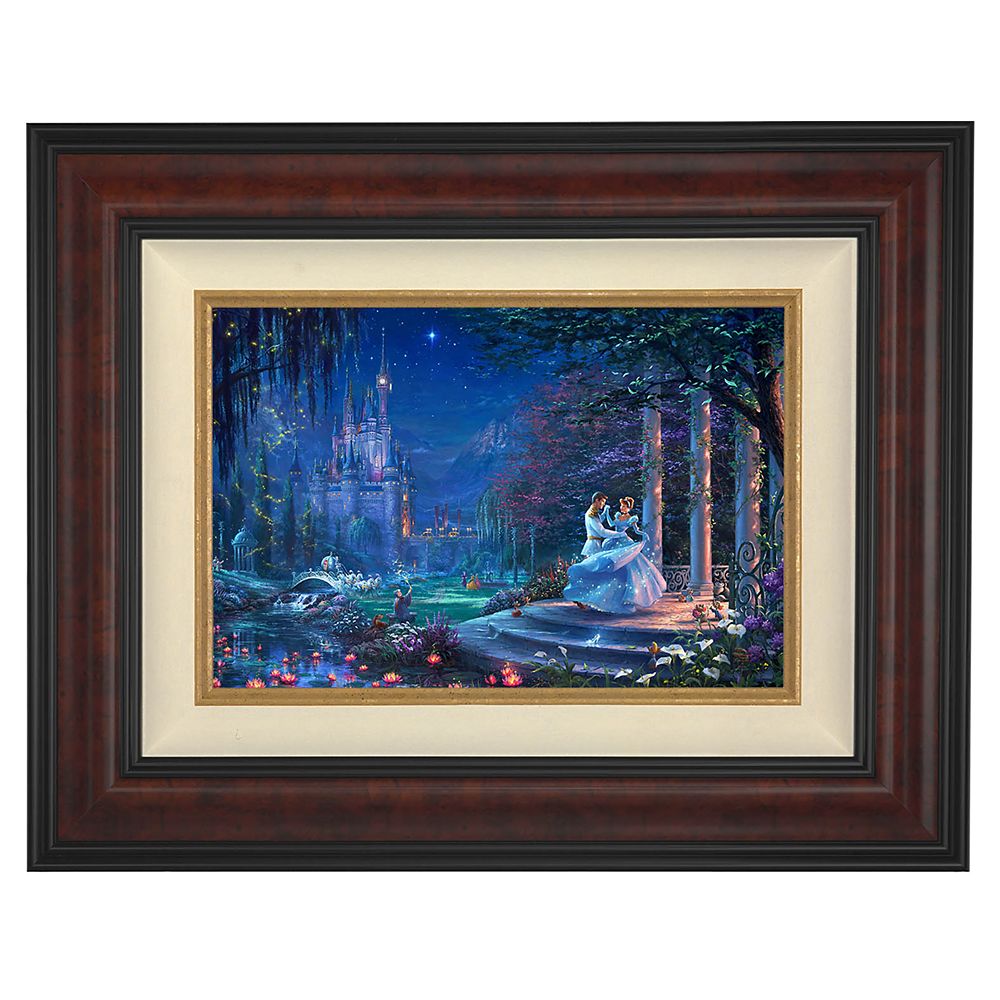 Cinderella Dancing in the Starlight Framed Limited Edition Canvas by Thomas Kinkade Studios Official shopDisney