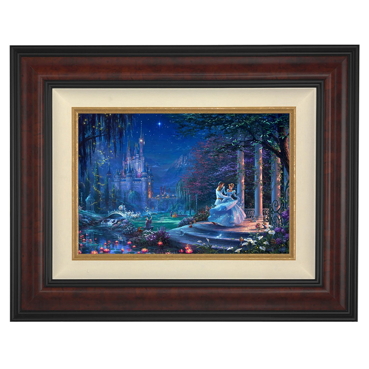 ''Cinderella Dancing in the Starlight'' Framed Limited Edition Canvas by Thomas Kinkade Studios