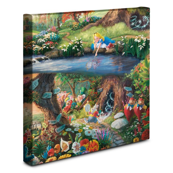 ''Alice in Wonderland'' Gallery Wrapped Canvas by Thomas Kinkade Studios