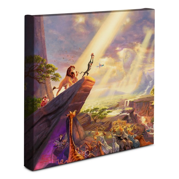 ''The Lion King'' Gallery Wrapped Canvas by Thomas Kinkade