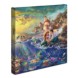 The Little Mermaid Gallery Wrapped Canvas by Thomas Kinkade