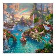 ''Peter Pan's Never Land'' Gallery Wrapped Canvas by Thomas Kinkade Studios