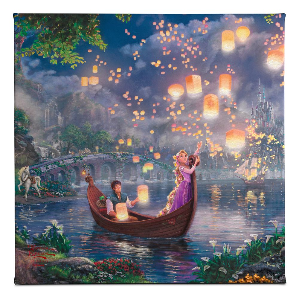 Disney Tangled Gallery Wrapped Canvas by Thomas Kinkade Studios