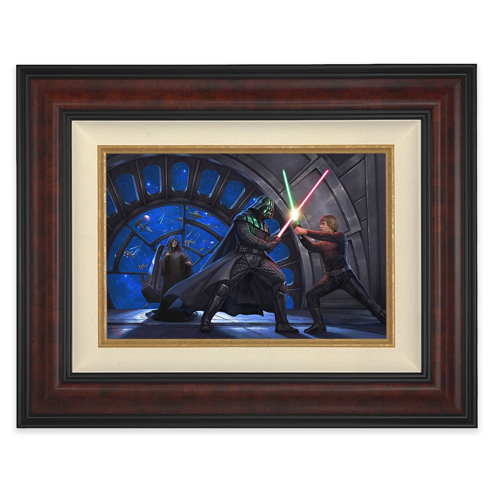 Star Wars A Sons Destiny Framed Canvas by Thomas Kinkade Studios  Limited Edition Official shopDisney