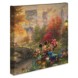 ''Mickey and Minnie Sweetheart Central Park'' Gallery Wrapped Canvas by Thomas Kinkade Studios