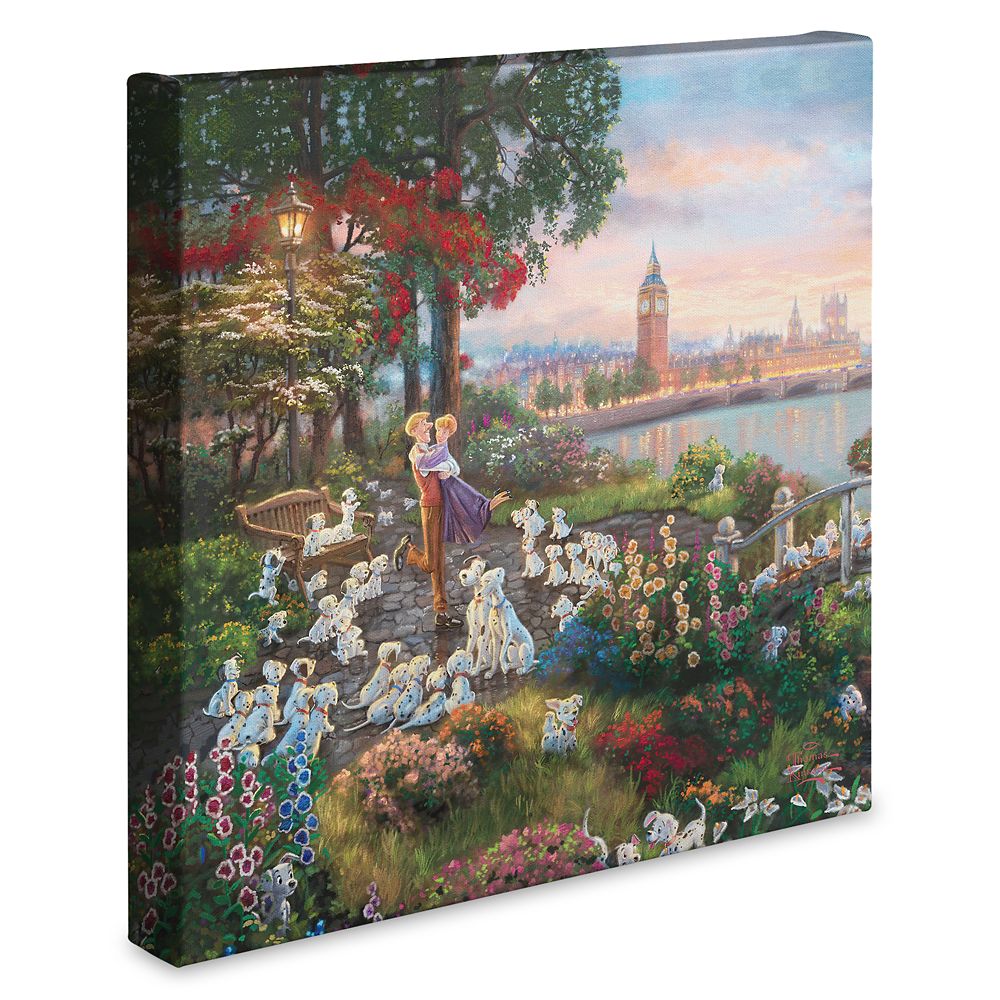 ''Disney 101 Dalmatians'' Gallery Wrapped Canvas by Thomas Kinkade Studios