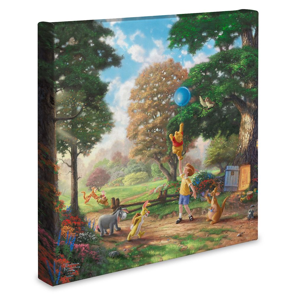 ''Winnie the Pooh II'' Gallery Wrapped Canvas by Thomas Kinkade Studios