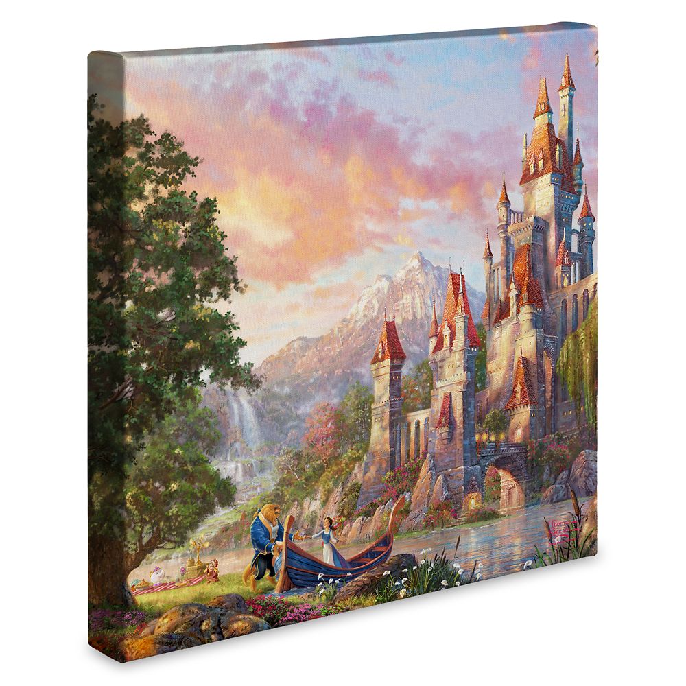 ''Beauty and the Beast II'' Gallery Wrapped Canvas by Thomas Kinkade Studios