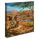 ''Mickey and Minnie in the Outback'' Gallery Wrapped Canvas by Thomas Kinkade Studios