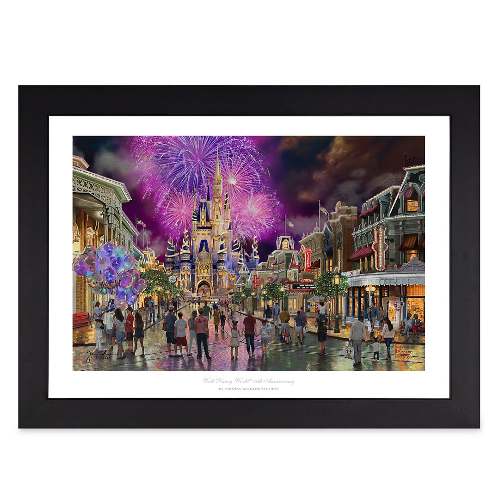 ''Walt Disney World 50th Anniversary'' Framed Limited Edition on Paper
