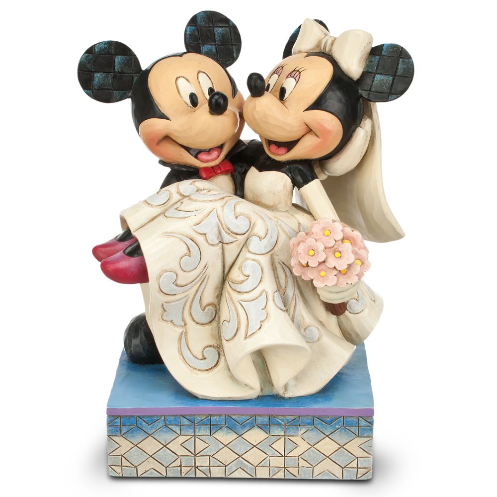 Mickey and Minnie Mouse ''Congratulations!'' Figure by Jim Shore