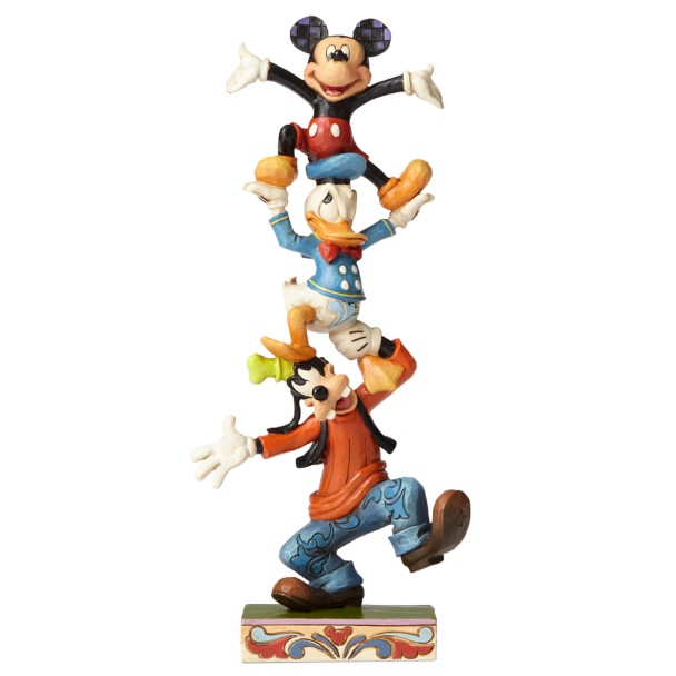 Mickey Mouse and Friends ''Teetering Tower'' Figure by Jim Shore