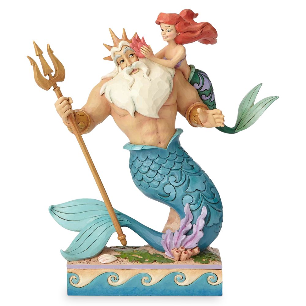 Ariel and Triton ''Daddy's Little Princess'' Figure by Jim Shore Official shopDisney