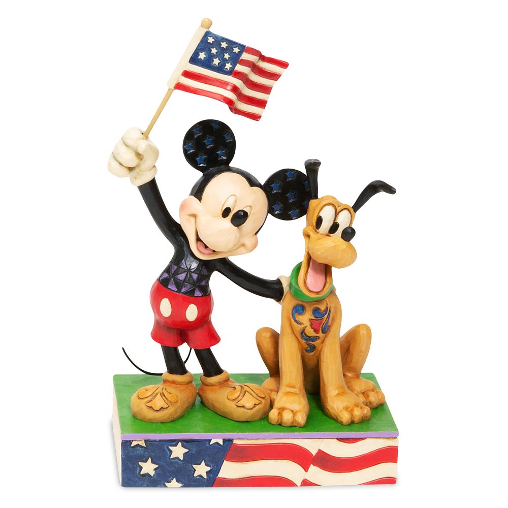 Mickey Mouse and Pluto ''A Banner Day'' Figurine by Jim Shore