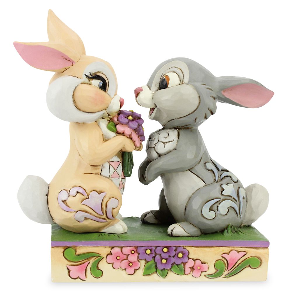 Thumper and Miss Bunny ''Bunny Bouquet'' Figure by Jim Shore – Bambi