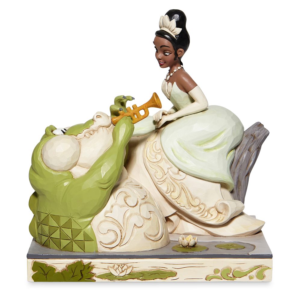 Tiana and Louis White Woodland Figure by Jim Shore  The Princess and the Frog Official shopDisney