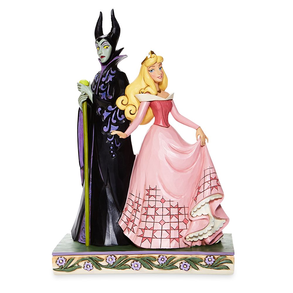 Aurora and Maleficent Sorcery and Serenity Figurine by Jim Shore Sleeping Beauty Official shopDisney