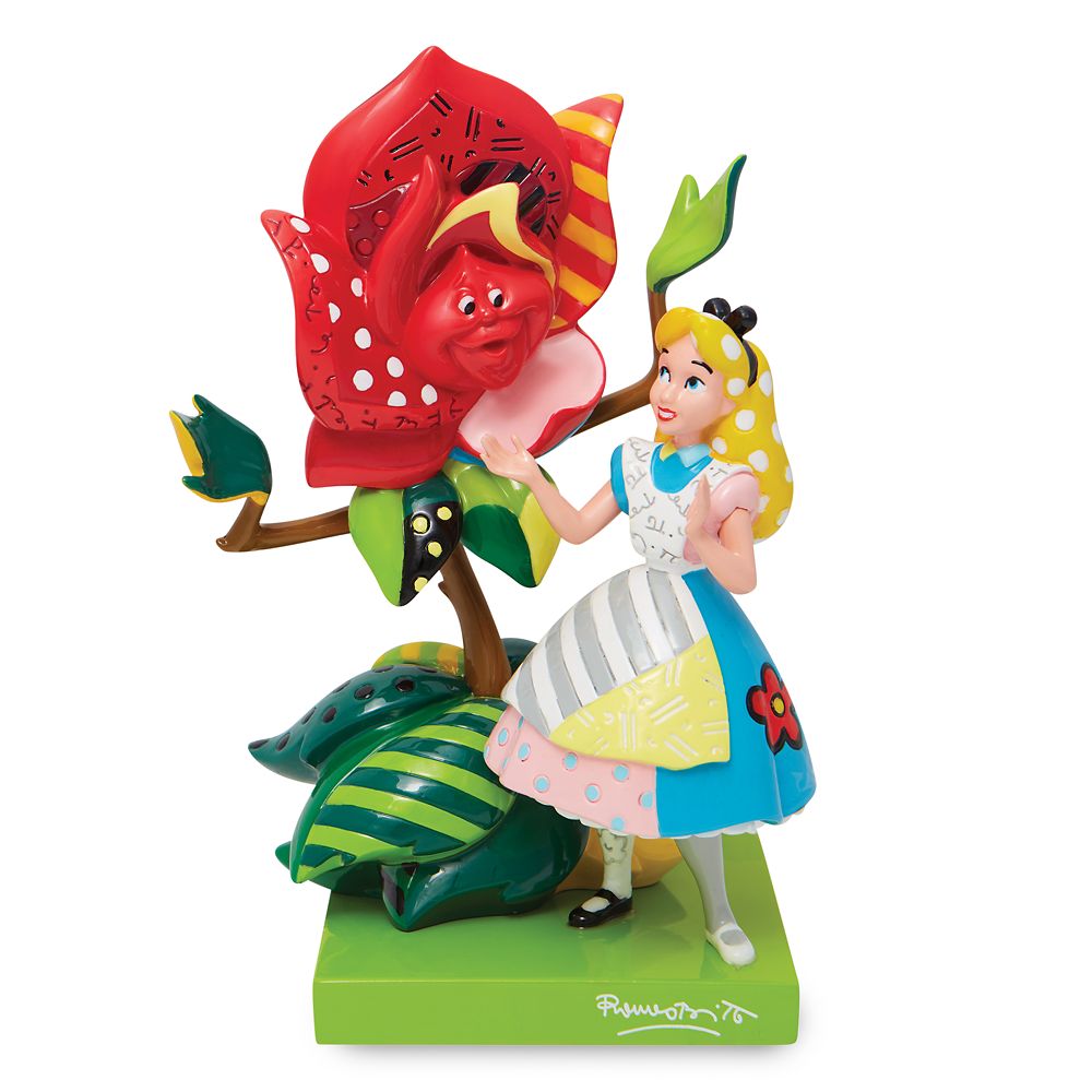 Alice and Rose Figure by Britto &ndash; Alice in Wonderland