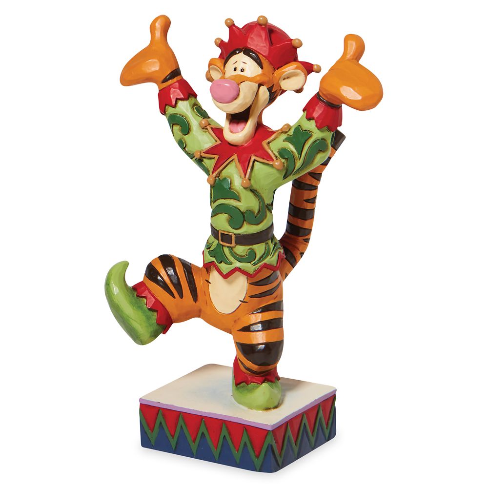 Tigger ''Ecstatic Elf'' Figure by Jim Shore Winnie the Pooh Official shopDisney