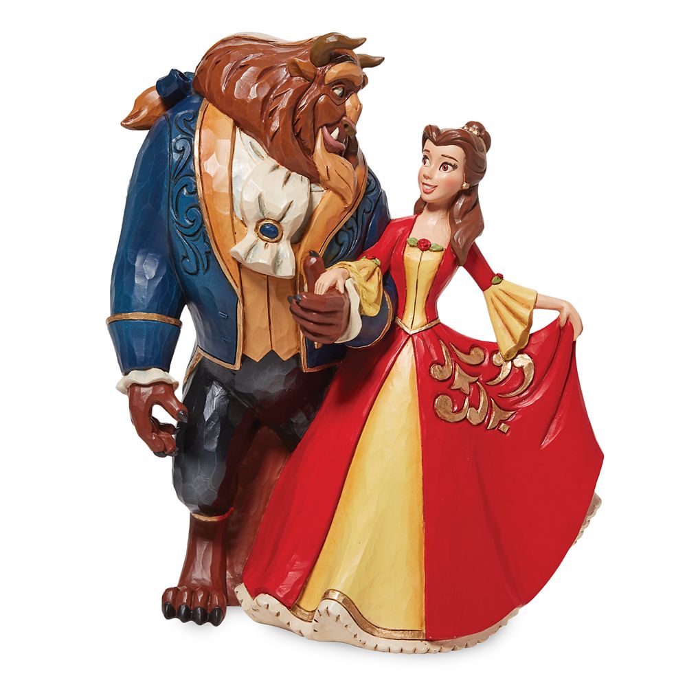 Beauty and the Beast Holiday Figure by Jim Shore Official shopDisney