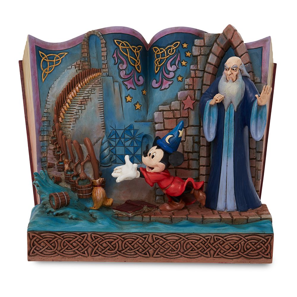 Sorcerer Mickey Mouse Storybook Figure by Jim Shore – Fantasia | shopDisney